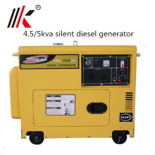 5.0kva silencieux générateur diesel prix pour kenya POWERGEN usage industriel petit Sound Proof générateur diesel silencieux style